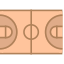 Terrain de basket icon