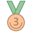 Medaille dritter Platz icon