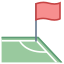 Fútbol Corner Filled icon