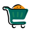 Carrito de la compra cargado icon