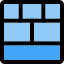 Bottom bar and upper tile section bar icon