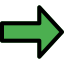 Forward arrow button icon