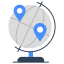 Map Globe icon