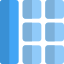 Left column with cells at right panel icon