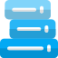 File folder three stack bundle offce work records icon