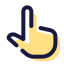 Указательный и большой пальцы icon
