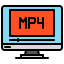 Mp4 icon