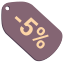 5% Off icon