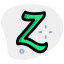 电视电影和游戏创意人才的外部 zerply 网络徽标绿色 tal-revivo icon