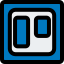 Trello a famous app for building multi to do list icon