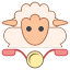 Sheep on Bike icon