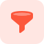 Sorting tool funnel shape button to get desired result icon