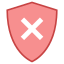 Delete Shield icon