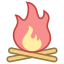 Campfire icon