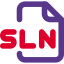 SLN audio format is raw or headerless wav format file icon