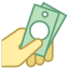 Bar auf die Hand icon