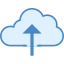 In die Cloud laden icon