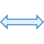 Redimensionner horizontallement icon
