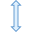 Redimensionner verticallement icon