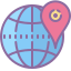 Localização mundial icon