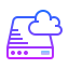 Cloud Speicherplatz icon