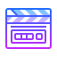 Clapperboard icon