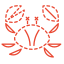 Crab icon