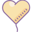 Ballon en coeur icon