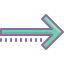 Flèche droite icon