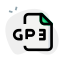 GP3 is a required file format for video and associated speech audio media types icon