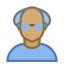 Person Old Male Skin Type 5 icon