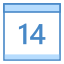 Calendrier 14 icon