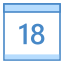 Calendário 18 icon