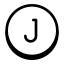 Circled J icon