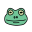 visage de grenouille icon