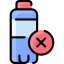 No Plastic Bottles icon