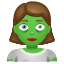 mujer-zombi icon