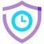 Tiempo de seguridad icon