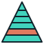 Pyramid Chart icon