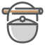 Boiling pan icon