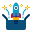 Rocket lancée icon