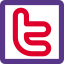 Twitter alphabet T logo which no more exists icon