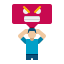 Anger icon