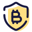 protegido por bitcoin icon