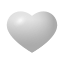 corazón blanco icon