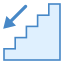 Stairs Down icon