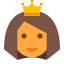 Prinzessin Brünett icon