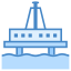 Plateforme pétrolière en mer icon