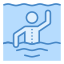 Schwimmen Rückansicht icon