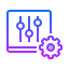 Mixer de configurações vertical icon